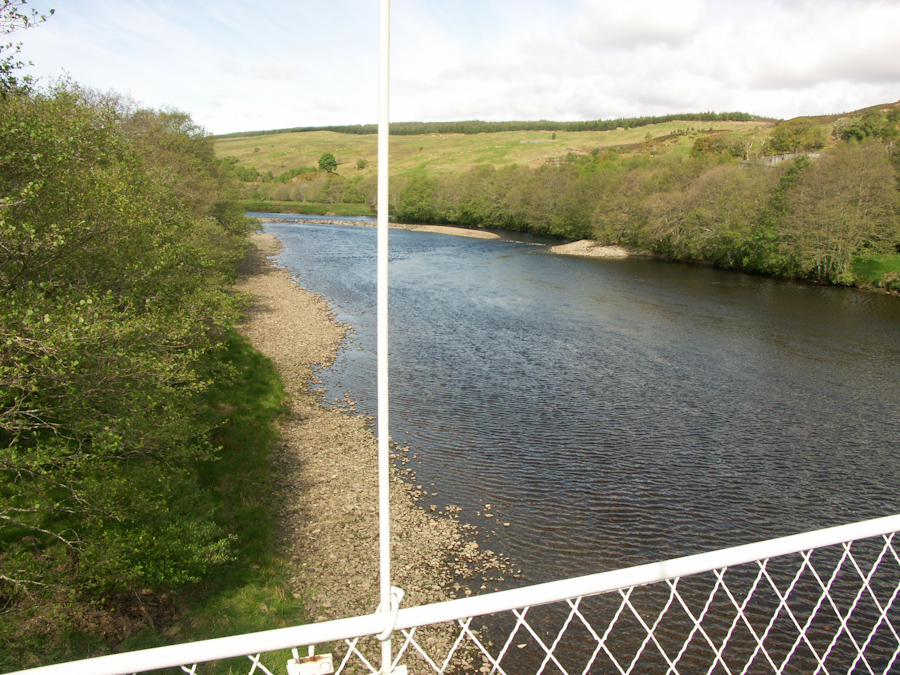 Foot Bridge over River Oykel, Brae Doune